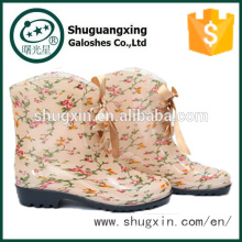 plastic rain boots women platform shoes woman B-813